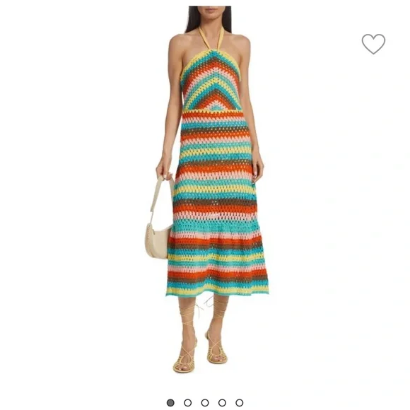 SAYLOR | Dresses | Nwt Saylor Freida Crochet Knit Midi Dress | Poshmark